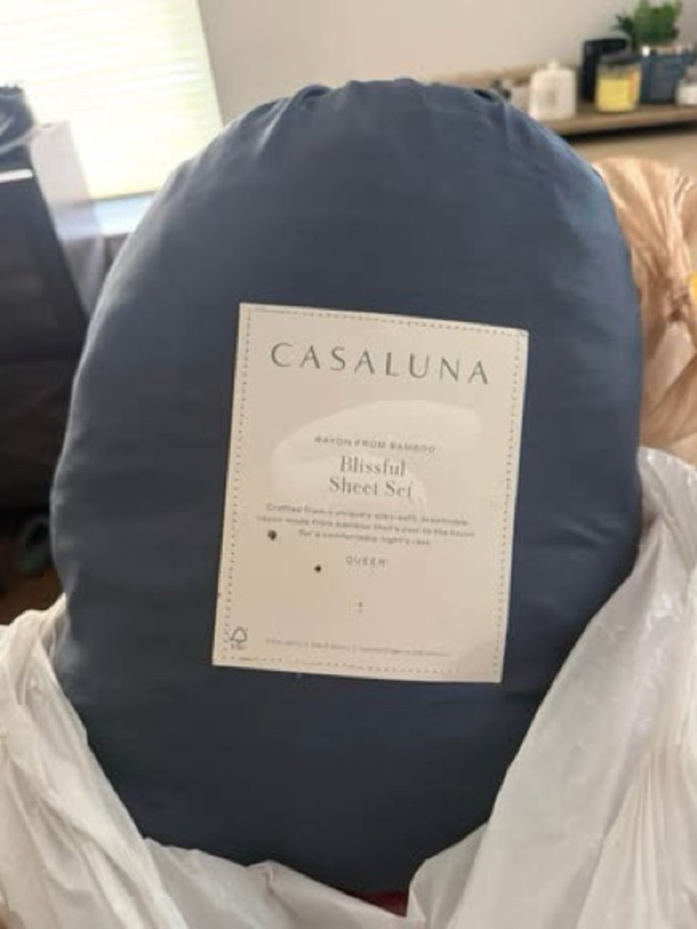Casaluna Blissful Sheet Set - Navy